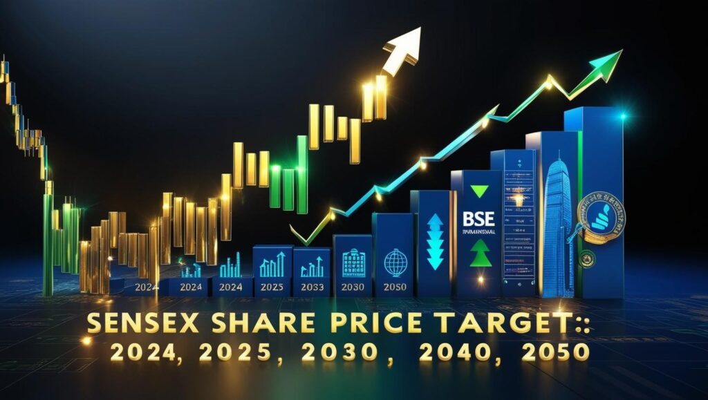 Sensex Share Price Target 2024, 2025, 2030, 2040, 2050